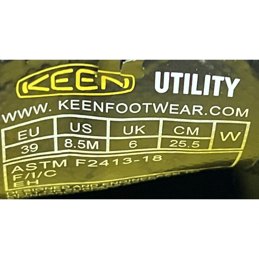 KEEN‎ Utility Sparta XT Black Aluminum Toe Work Shoe 1024196M Women Size 8.5M